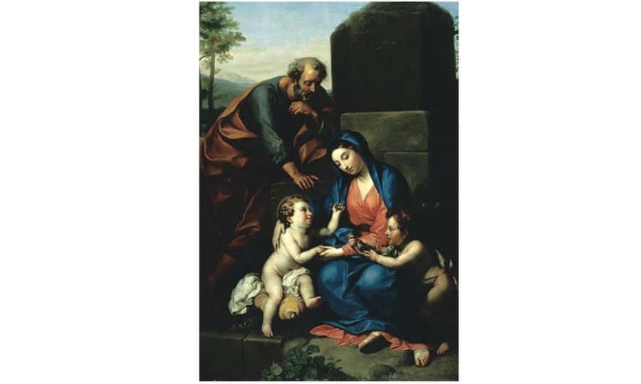 neo classicisme Anton Raphael Mengs la famille sainte et saint Jean baptiste